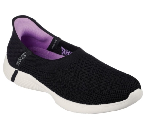 Dámské Ležérní Tenisky Skechers Slip-ins: On-the-Go Swift - Advance Černé Bílé | CZ.137210BKW