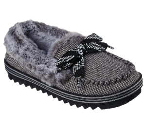 Dámské Pantofle Skechers BOBS Cozy Kiss - Lure Colour Černé | CZ.113701BLK