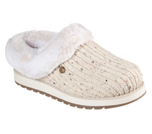 Dámské Pantofle Skechers BOBS Keepsakes - Instant Flash Béžový | CZ.113411NAT