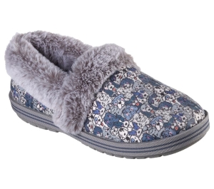 Dámské Pantofle Skechers BOBS Too Cozy - Woof Lodge Tmavě Blankyt Viacfarebný | CZ.113480NVMT