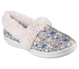 Dámské Pantofle Skechers BOBS Too Cozy - Knitting Purty Béžový Viacfarebný | CZ.113682NTMT