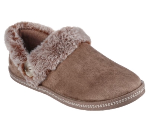 Dámské Pantofle Skechers Cozy Campfire - Fresh Toast Tmavě Šedé Hnědé | CZ.167219CZ.P