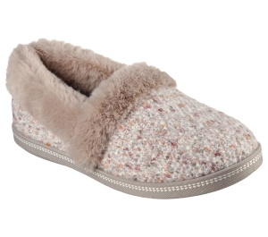 Dámské Pantofle Skechers Cozy Campfire - Lazy Sundaze Šedé Hnědé Viacfarebný | CZ.167629TPMT