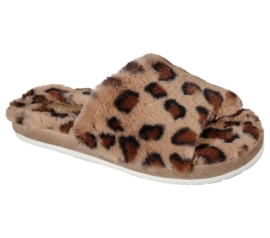 Dámské Pantofle Skechers Cozy Pantofle - Wild Night Hnědé | CZ.167237TAN