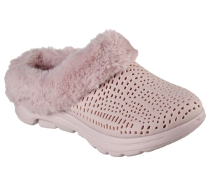 Dámské Pantofle Skechers Foamies: GO WALK 5 Podšité - Cozy Embrace Fialové | CZ.111299MVE