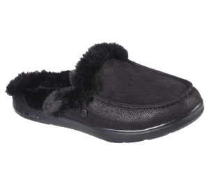 Dámské Pantofle Skechers GO LOUNGE: Arch Fit Lounge - Restful Černé | CZ.175136BLK