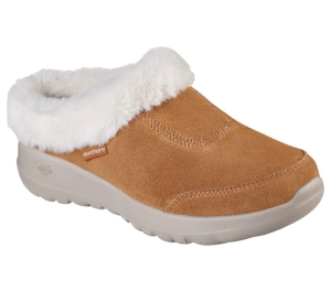 Dámské Pantofle Skechers On-the-GO Joy - Cozy Hnědé | CZ.144016CSNT