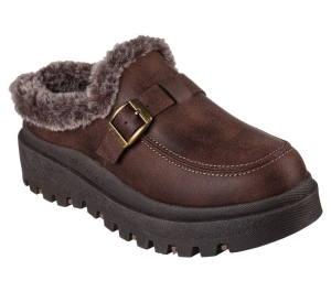 Dámské Pantofle Skechers Shindigs - Forever Retro Čokolády | CZ.167418CHOC