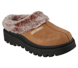 Dámské Pantofle Skechers Shindigs - Fortress Hnědé | CZ.45703CSNT