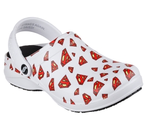 Dámské Pracovní Obuv Skechers DC Supergirl: Arch Fit Riverbound - Saving All Bílé Viacfarebný | CZ.108091WMLT