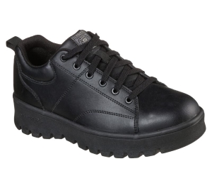 Dámské Pracovní Obuv Skechers Pracovní Relaxed Fit: Street Kopačky SR Černé | CZ.108011BLK