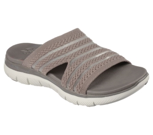 Dámské Sandály Skechers Flex Appeal 2.5 - Right Sheer Šedé Hnědé | CZ.119270TPE