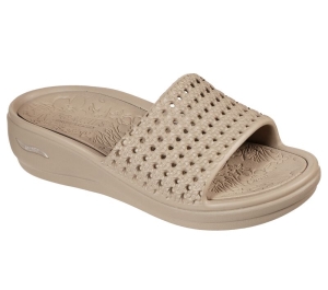 Dámské Sandály Skechers Foamies: Arch Fit Ascend - Darling Šedé Hnědé | CZ.111230TPE