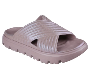 Dámské Sandály Skechers Foamies: Level - Vibe Check Fialové | CZ.111454MVE