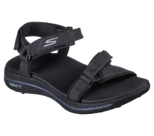 Dámské Sandály Skechers GO GOLF Arch Fit Sandal - Arch Fit 600 Černé | CZ.123070BBK