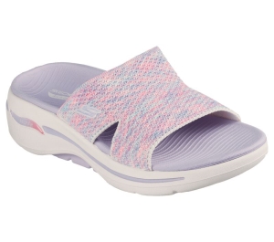 Dámské Sandály Skechers GO WALK Arch Fit - Sweet Bliss Šedé Viacfarebný | CZ.140249GMLT