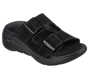 Dámské Sandály Skechers GO WALK Arch Fit Sandal - Destined Černé | CZ.140277BBK