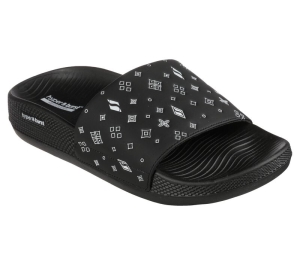 Dámské Sandály Skechers Hyper Pantofle - A-Lister Černé | CZ.140444BLK