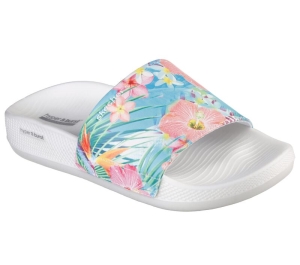 Dámské Sandály Skechers Hyper Pantofle - Tropical Bílé Viacfarebný | CZ.140446WMLT