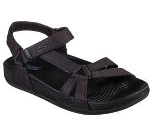 Dámské Sandály Skechers Hyper Pantofle - Prime Černé | CZ.140477BBK