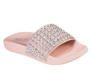 Dámské Sandály Skechers Pop Ups - Femme Glam Růžové | CZ.119054BLSH