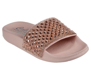 Dámské Sandály Skechers Pop Ups - Pantofle By Růžové | CZ.119319PNK