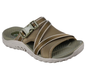 Dámské Sandály Skechers Reggae - Perfect Planning Olivy Zelené | CZ.163290OLV