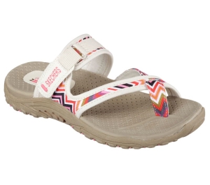 Dámské Sandály Skechers Reggae - Zig Swag Béžový | CZ.48228NAT