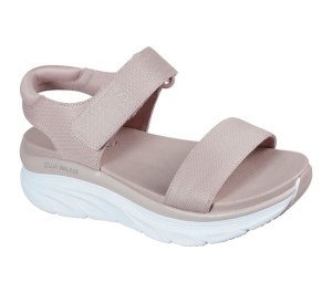 Dámské Sandály Skechers Relaxed Fit: D'Lux Walker - New Block Růžové | CZ.119226BLSH