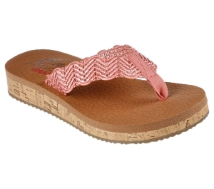 Dámské Sandály Skechers Sandcomber Růžové | CZ.119313ROS