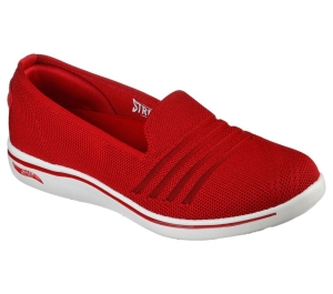 Dámské Slip On Skechers Arch Fit Uplift - Cutting Edge Červené | CZ.136560RED