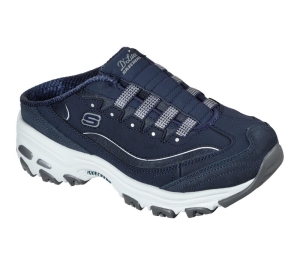 Dámské Slip On Skechers D'lites - Resilient Tmavě Blankyt Bílé | CZ.11940NVW