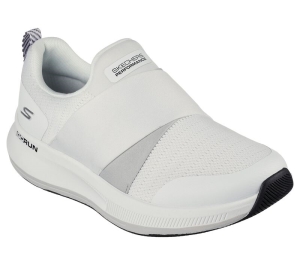 Dámské Slip On Skechers GOrun Pulse - Bold Venture Bílé Černé | CZ.128103WBK