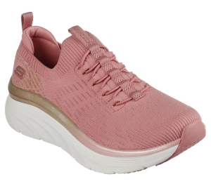 Dámské Slip On Skechers Relaxed Fit: D'Lux Walker - Let it Glow Rosegold | CZ.149366RSGD