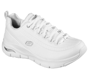 Dámské Sportovní Tenisky Skechers Arch Fit - Citi Drive Bílé Stříbrné | CZ.149146WSL