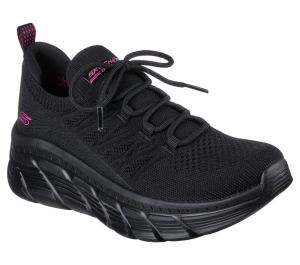 Dámské Sportovní Tenisky Skechers BOBS B Flex Hi - Leveled Ground Černé | CZ.117384BBK