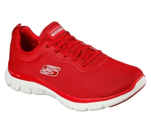 Dámské Sportovní Tenisky Skechers Flex Appeal 4.0 - Brilliant View Červené | CZ.149303RED