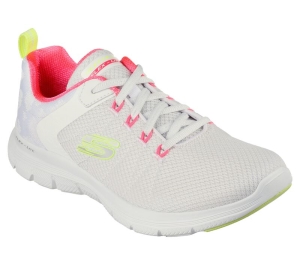 Dámské Sportovní Tenisky Skechers Flex Appeal 4.0 - Elegantní Ways Bílé Viacfarebný | CZ.149580WMLT