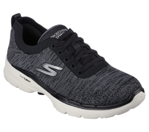 Dámské Sportovní Tenisky Skechers GO WALK 6 - Kacy Černé Bílé | CZ.124561BKW