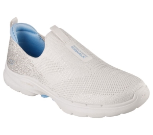 Dámské Sportovní Tenisky Skechers GOwalk 6 - Glimmering Béžový Blankyt | CZ.124502NTBL