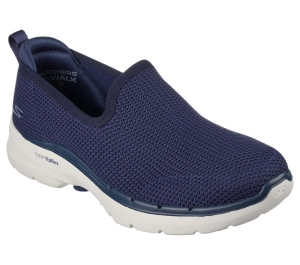 Dámské Sportovní Tenisky Skechers GOwalk 6 - Clear Virtue Tmavě Blankyt | CZ.124505NVY