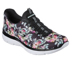 Dámské Sportovní Tenisky Skechers Summits - Vibrant Oasis Černé Viacfarebný | CZ.149932BKMT