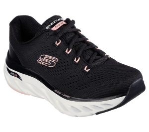 Dámské Šněrovací Boty Skechers Arch Fit Glide-Step - Glory Černé Růžové | CZ.149873BKPK