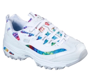 Dámské Šněrovací Boty Skechers D'Lites - Summer Fiesta Bílé Viacfarebný | CZ.149015WMLT