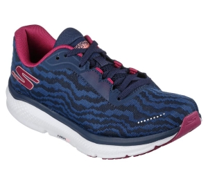 Dámské Šněrovací Boty Skechers GO RUN Ride 10 Tmavě Blankyt Růžové | CZ.172045NVPK