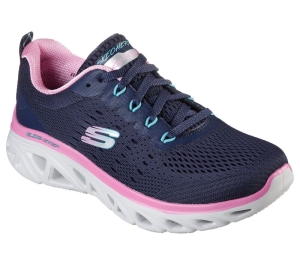 Dámské Šněrovací Boty Skechers Glide-Step Sportovní - Fresh Charm Tmavě Blankyt Viacfarebný | CZ.149927NVMT