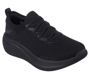 Dámské Šněrovací Boty Skechers Max Cushioning Essential - Juno Černé | CZ.129250BBK