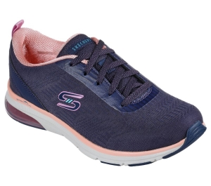 Dámské Šněrovací Boty Skechers Relaxed Fit: Skech-Air Edge - Mellow Days Tmavě Blankyt Koralove | CZ.104296NVCL