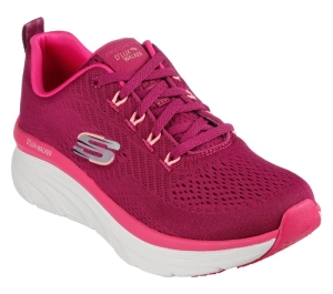 Dámské Šněrovací Boty Skechers Relaxed Fit: D'Lux Walker - Fresh Finesse Fialové | CZ.149368PLUM