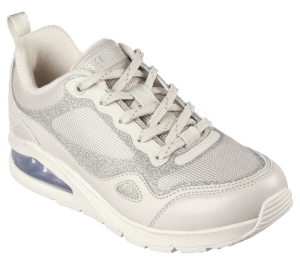 Dámské Šněrovací Boty Skechers Uno 2 - Breathe and Step Bílé | CZ.155547OFWT